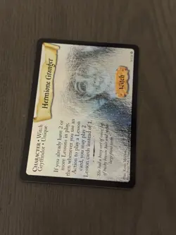 2001 Harry Potter TCG Holo Portrait Premium #9 HERMOINE GRANGER Witch Card 9/116 - Image 1