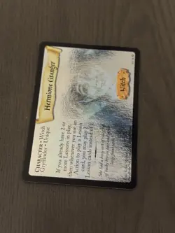 2001 Harry Potter TCG Holo Portrait Premium #9 HERMOINE GRANGER Witch Card 9/116 - Image 3