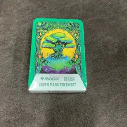 WIZARDS OF THE COAST Magic the Gathering: Beadle & Grimm's Green Mana Token Set - Image 1