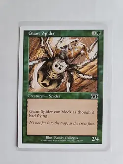 Giant Spider - Sixth Edition - LP - MTG Magic - Common - Green Creature - Image 1