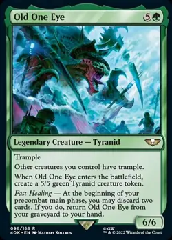 Old One Eye Magic mtg Heavy Play, English Warhammer 40k x1 - Image 1