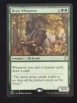 1x MTG Beast Whisperer - Commander: Kaldheim (KHC) #54 - Magic the Gathering - Image 1