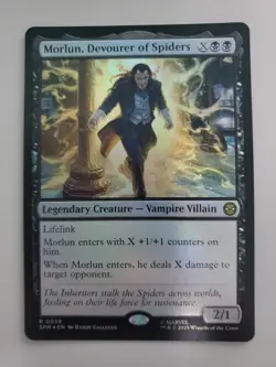 MTG Morlun, Devourer of Spiders Marvel's Spider-Man Foil Rare - Image 1