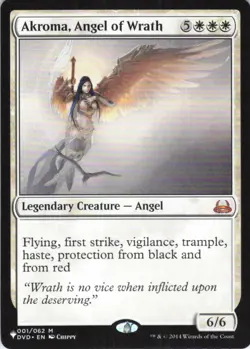 MTG Akroma, Angel of Wrath (001/062) | NM | The List Reprints - Image 1