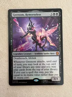 Gwenom, Remorseless Marvel's Spider-Man Foil MTG - Image 1