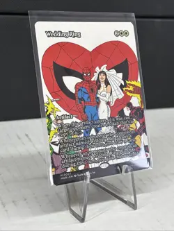 Wedding Ring - (Borderless) - Marvel's Spiderman (MAR) - MTG 0007 FULL ART M 🔥 - Image 2