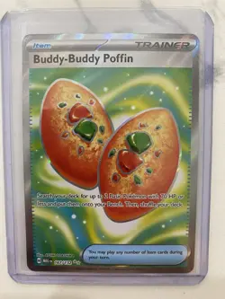 Buddy-buddy Poffin 167/132 Ultra Rare Full Art Mega Evolutions Pokemon 🔥 - Image 1