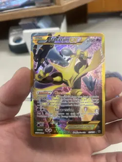 ALAKAZAM EX SECRET 125/124 XY FATES COLLIDE POKEMON ENGLISH LP - Image 1