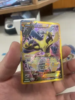 ALAKAZAM EX SECRET 125/124 XY FATES COLLIDE POKEMON ENGLISH LP - Image 2