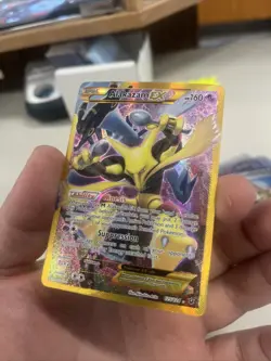 ALAKAZAM EX SECRET 125/124 XY FATES COLLIDE POKEMON ENGLISH LP - Image 3