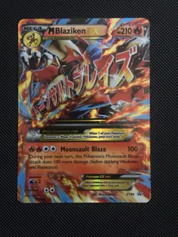 Pokemon M Blaziken EX XY86 Black Star Promo Holo Rare - Image 1