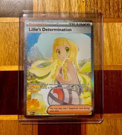Pokemon TCG Lillie's Determination 184/132 Full Art Trainer Mega Evolutions - Image 1