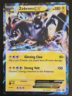 Zekrom EX BW38 Black & White Black Star Promo Pokemon TCG DMG - Image 1