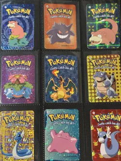 HUGE Pokemon Vintage Vending Prism Sticker Binder Collection Holo Rare LOOK!! - Image 1