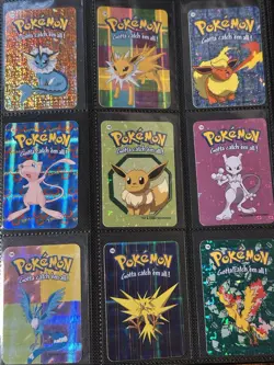 HUGE Pokemon Vintage Vending Prism Sticker Binder Collection Holo Rare LOOK!! - Image 2