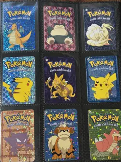 HUGE Pokemon Vintage Vending Prism Sticker Binder Collection Holo Rare LOOK!! - Image 3