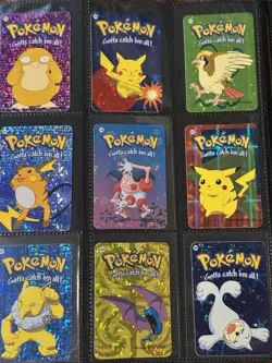 HUGE Pokemon Vintage Vending Prism Sticker Binder Collection Holo Rare LOOK!! - Image 4