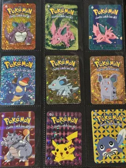 HUGE Pokemon Vintage Vending Prism Sticker Binder Collection Holo Rare LOOK!! - Image 5