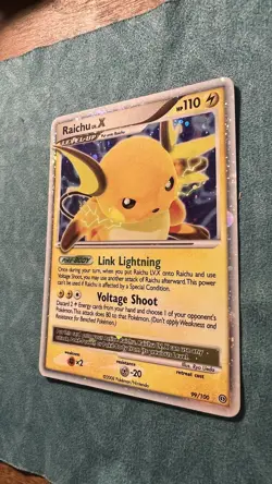 Pokemon TCG Raichu LV.X 99/100 Stormfront Holo Ultra Rare 2008 LP - NM ✅ - Image 2