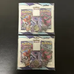 Pokemon TCG: Chilling Reign (Pokemon Center) Error Blister x2 Pack New Sealed - Image 1