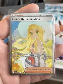 Lillie's Determination 184/132 - Illustration Rare - Pokemon TCG: Mega Evolution - Image 1
