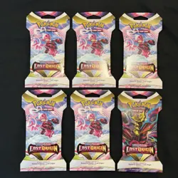 Pokemon TCG Lost Origin Sleeved Booster Pack x6 ✅ Sealed In Hand - Image 1
