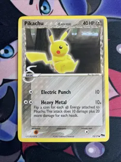 Pikachu Delta Species 13/17 Pop Series 5 Pokemon TCG Steel Type LP - Image 1