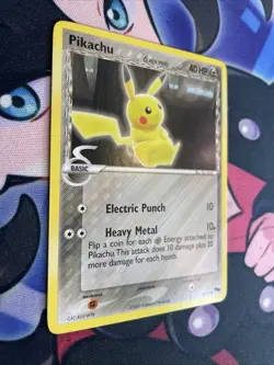 Pikachu Delta Species 13/17 Pop Series 5 Pokemon TCG Steel Type LP - Image 2