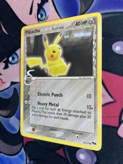 Pikachu Delta Species 13/17 Pop Series 5 Pokemon TCG Steel Type LP - Image 3