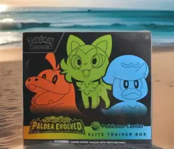 Paldea Evolved Pokemon Center Elite Trainer Box Exclusive - Image 1