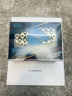 Pokemon Center Crown Zenith Elite Trainer Box PLUS ETB FACTORY SEALED - Image 1