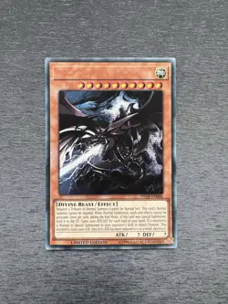 YuGiOh! Slifer the Sky Dragon TN19 - Misprint No Name No Imprint Limited Ed - Image 1