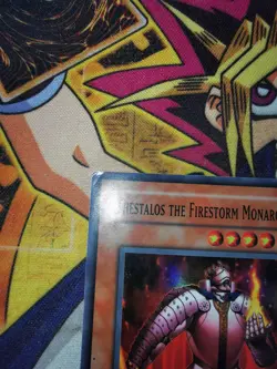 Thestalos the Firestorm Monarch rds-en021 1st Ed (LP/MP) Super Rare Yu-Gi-Oh! - Image 2