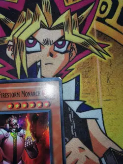 Thestalos the Firestorm Monarch rds-en021 1st Ed (LP/MP) Super Rare Yu-Gi-Oh! - Image 4