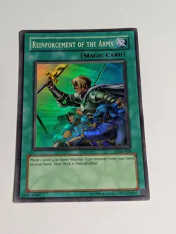 Yugioh Reinforcement of the Army LOD-028 Super Rare Unlimited NM - Image 1