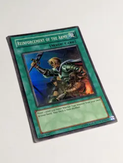 Yugioh Reinforcement of the Army LOD-028 Super Rare Unlimited NM - Image 2