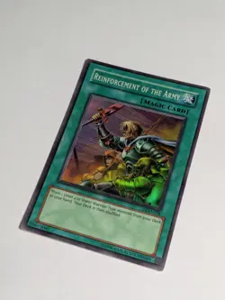 Yugioh Reinforcement of the Army LOD-028 Super Rare Unlimited NM - Image 3