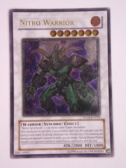YuGiOh - Nitro Warrior - TDGS-EN039 - Ultimate Rare - Unlimited Edition - (LP) - Image 1