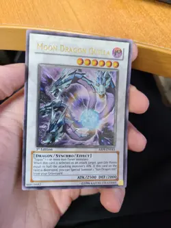 Yugioh Moon Dragon Quilla ABPF-EN043 1st Ultimate Rare - Image 1