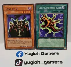 YUGIOH LORD OF D AND THE FLUTE OF SUMMONING DRAGON COMMON HEAVY PLAYED - Image 1
