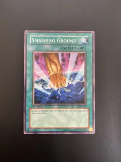 Yu-Gi-Oh! Common Invasion Of Chaos IOC-093 1st Eng Smashing Ground EX - Image 1