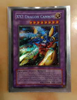 Yu-Gi-Oh XYZ-Dragon Cannon Unlimited Secret Rare BPT-010 MP Condition! - Image 1