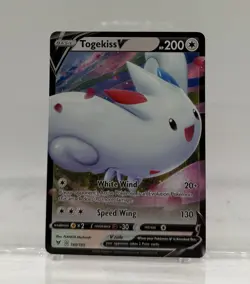2020 Togekiss V 140/185 Ultra Rare Pokemon Sword and Shield Vivid Voltage Card - Image 1