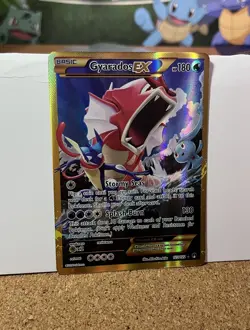 Pokemon Gyarados EX Card Secret Rare XY Breakpoint 123/122 - Image 1