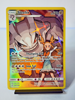 Steelix 247/236 Secret Rare Pokemon Card - Sun & Moon Cosmic Eclipse - Image 1