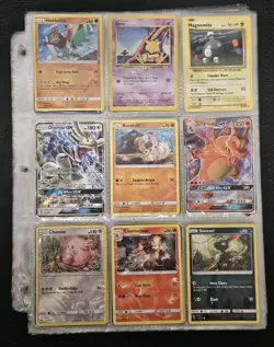 225+ Pokemon Cards Mixed In Binder Pages **As-Is** - Image 1