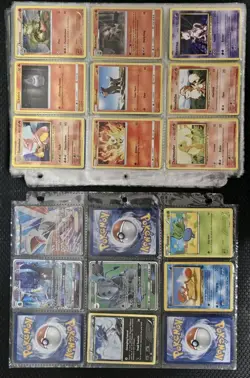 225+ Pokemon Cards Mixed In Binder Pages **As-Is** - Image 2