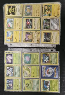225+ Pokemon Cards Mixed In Binder Pages **As-Is** - Image 4