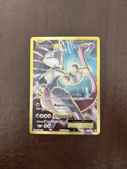 Pokemon Mewtwo EX TCG Full Art Holo Ultra Rare Card 103/108 XY Evolutions - Image 1