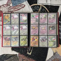 Huge Binder Collection Lot of 200+ Pokemon Card Mixed EX SV Holo Rares & More - Image 5